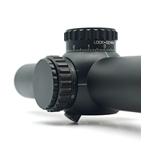 Lunette de visée optique de chasse OEM ODM 1-6X24FFP IR LPVO avec tube de 30 mm, éclairage rouge, en alliage d'aluminium, service de personnalisation, viseur télescopique
