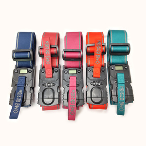 Cinturón de equipaje de color arcoíris con bloqueo de dígitos, escala de peso, cinturón de maleta, cinturón de equipaje de levantamiento de pesas personalizado - Product Image 1