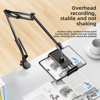 Support de téléphone portable et tablette, style paresseux, pour lit, chevet, dortoir étudiant, base de bureau, support métallique suspendu