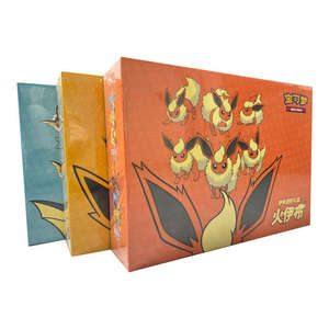 GoCard Officiel Authentique Cartes à Collectionner Pokémon Boîte Cadeau Avancée Eevee Vaporeon Jolteon Flareon Boîte <span class=keywords><strong>Booster</strong></span> Pokémon - Product Image 1