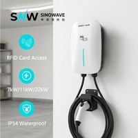 Cargador de Vehículos Eléctricos de Alta Velocidad, Estación de Carga EVSE de 32 Amperios con Cable de 7KW Monofásico para Hogar