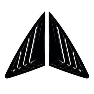 Audi Q3 F3 Sportback Coupe 2019+ Rear Window Louver Carbon Fiber Texture ABS Car Decal Exterior Decor Adhesive Fitment - Product Image 5