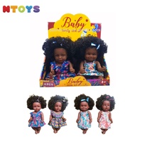 Poupée Bébé Reborn Fille en Vinyle de 12 Pouces, Vente en Gros Usine Belinda, 4 Pièces par Boîte, Mignonne Poupée Noire Jouet pour Enfants