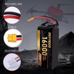 Baterai Drone UAV RC waktu terbang lama, paket baterai Lipo 6S 12S 22.2V 44.4v 16000mAh 22000mAh untuk perlindungan tanaman pertanian - Product Image 4