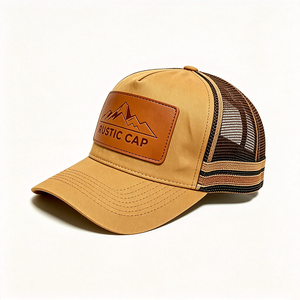 Gorra de camionero personalizada 100% poliéster, estilo deportivo, informal, de verano, para hombre, con malla, para exteriores. - Product Image 6