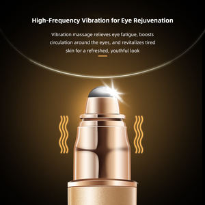 Rodillo <span class=keywords><strong>de</strong></span> Masaje Ocular, Funciona con Pilas AA, Tono Dorado, Herramienta Portátil para el Cuidado <span class=keywords><strong>de</strong></span> la Piel, Dispositivo Facial Diario - Product Image 4
