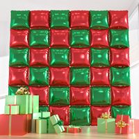 Kit d'arche de guirlande de ballons en aluminium Joyeux Noël, Père Noël, bonbons rouges et verts, ballons en latex, décorations et fournitures de fête
