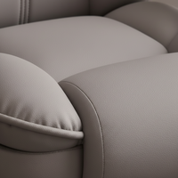 Chaise de bureau ergonomique pour le jeu, pivotante et inclinable, avec dossier haut en cuir PU, siège pivotant avec repose-pieds