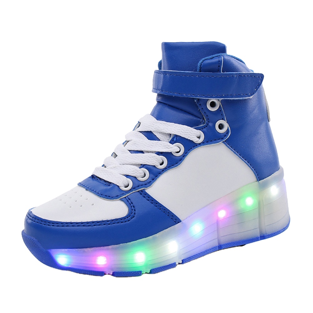 Перепродажа, импортная светодиодная обувь для роликовых коньков, детская обувь с колесами
