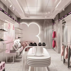 Professional Modern Shoe Display <b>Shelf</b> | Custom Shop Design with LED Light for Shoe Store Fixtures - Product Image 1