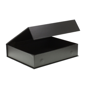 Magnetic Hair Box Wholesale Custom Logo Black Magnetic Cardboard Paper Gift Premium Wig Luxury Hair Extension Packaging Box