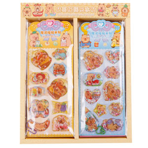 Pegatinas de Cristal en Relieve Tridimensional, Divertidas y Súper Lindas, Etiquetas de Recompensa <span class=keywords><strong>para</strong></span> Niños, Pegatinas de Dibujos Animados Labufu - Product Image 4