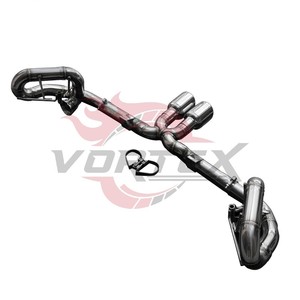 ท่อไอเสียแบบตรง Vortex SS304 สำหรับรถ Porsche 911 991 GT3 4.0 แบบ Center Exit Muffler Delete ระบบเพิ่มประสิทธิภาพ - Product Image 4