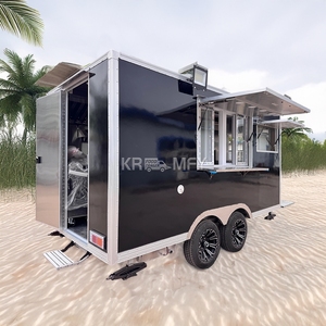 Camión Móvil de Dos Ejes con Adhesivo Personalizado con Logotipo, Remolque de Comida, Carrito de Hot Dogs - Product Image 2
