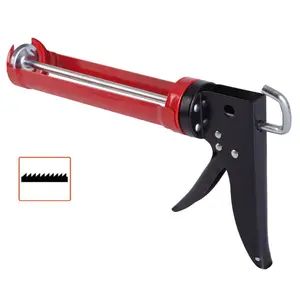 9" Cartridge 300/310ml Ratchet Rod Silicone Gun, 7:1 drive, Thrust: 12000N / 122KGS / 270 LBF