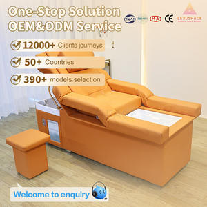 Multifunktion ales japanisches Shampoo-Bett für Friseursalons Komfortable elektrische Liege funktion mit Fußbad-Spa-Bett - Product Image 4