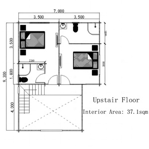 Cấu trúc sang trọng nhanh hơn Xây Dựng Nhà gỗ lớn cho minnum ba người prefab biệt thự nhà tiền chế - Product Image 3