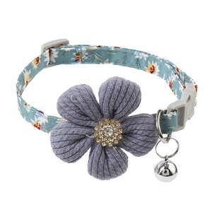 <span class=keywords><strong>Collar</strong></span> para Perro Pequeño con Diseño Floral, Accesorio Adorable para Mascotas, Cierre de Hebilla con Flor Desmontable - Product Image 6