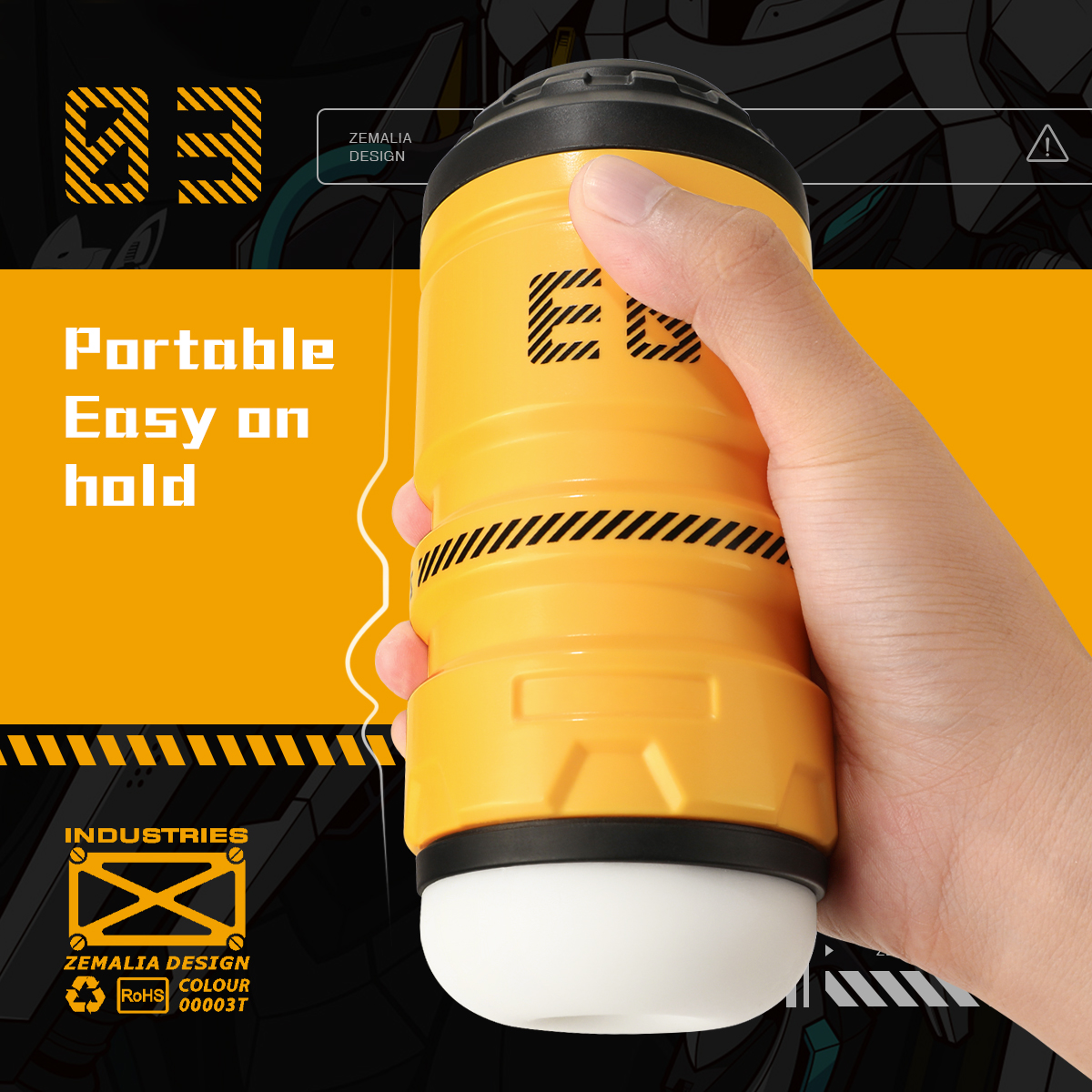 Zemalia Male Masturbator Cup