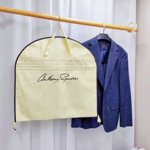Sac à poussière de vêtement de logo personnalisé écologique housse de rangement durable pour costumes pour hommes robes de mariée pour femmes en tissu durable - Product Image 5