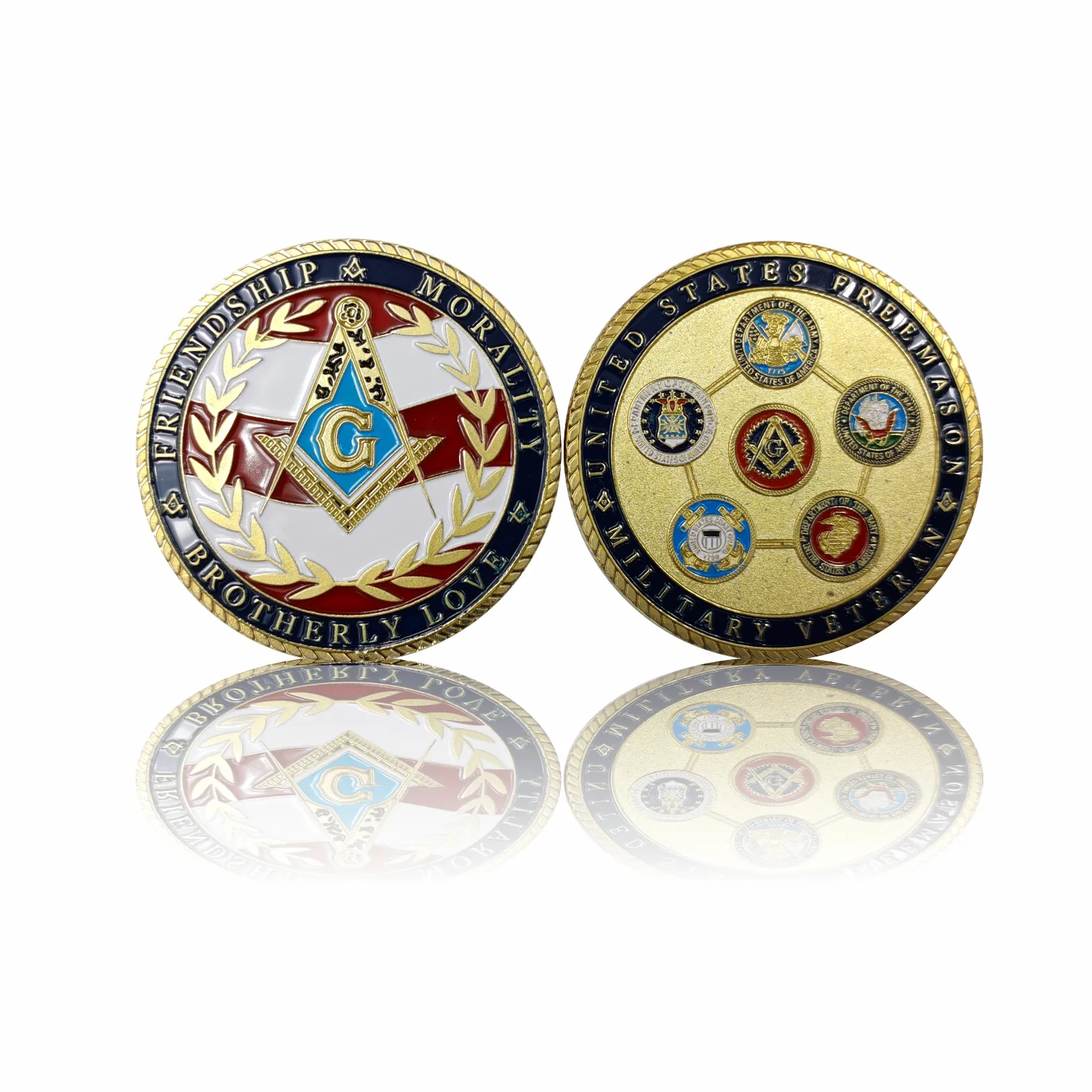 Masonic of Freemasonry's Challenge Gold Coin
