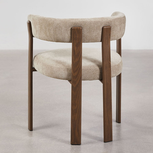 <span class=keywords><strong>Sedia</strong></span> da <span class=keywords><strong>Cucina</strong></span> e Ristorante Moderna con Struttura in Legno e Braccioli Imbottiti - Product Image 2