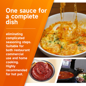 Sauce à base de tomate Jingba, acidité fruitée, légère douceur, assaisonnement doux non piquant, pour plats mijotés, hot pot, cuisine occidentale - Product Image 2