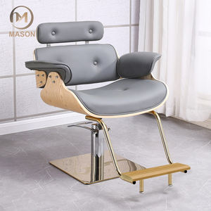 Silla de peluquero de altura ajustable profesional PU cuero-salón y barbería muebles equipo al por mayor - Product Image 5
