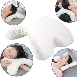 Wholesale Ergonomic Neck Support Pillow Contour Sleeping <b>Cushion</b> for Hotel Bedroom Home Bedding Side Sleeper Supply - Product Image 1
