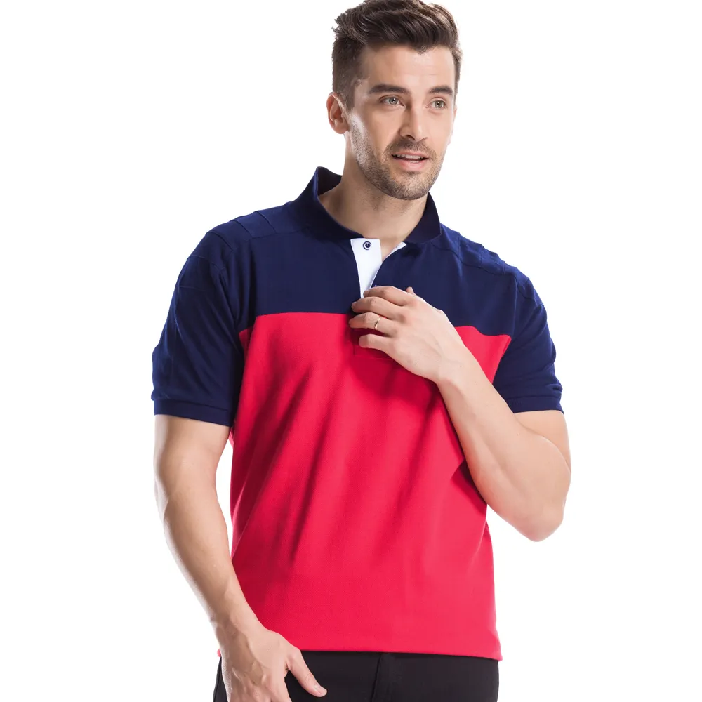 Camisa de manga corta con Logo personalizado para hombre, Polo de uniforme ejecutivo, informal, de trabajo, alta calidad, venta al por mayor