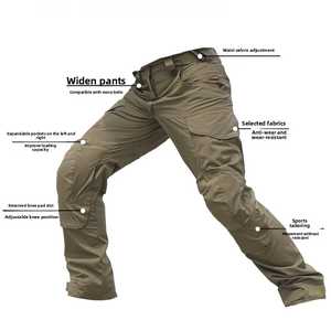 <span class=keywords><strong>Pantaloni</strong></span> da Montagna G3 per Uomo Resistenti all'Usura con Protezioni per le Ginocchia Integrate, Motivo Mimetico, Stile Workwear - Product Image 5
