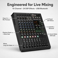 Console de mixage 10 voies