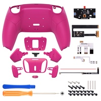 EXtremeRate Coque arrière personnalisée pour manette PS5 + 4 boutons arrière + Carte FPC remapable pour PS5