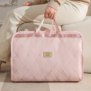 Nueva bolsa de almacenamiento portátil para viaje, 7 en 1, gran capacidad para ropa interior, organizador de viaje, rosa, beige, gris, tipo gancho, rectangular - Product Image 5