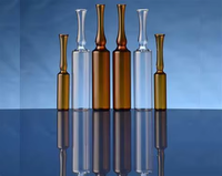 Machine de remplissage et de scellage automatique pour petits flacons de parfum (1-2ml, 5-10ml) avec 4 buses, pompe à moteur PLC pour l'alimentation et les boissons