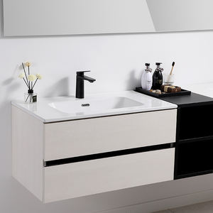 洗面台キャビネットシンクセラミックモダンヨーロッパファッションスタイル81cm長方形浴室用 - Product Image 5