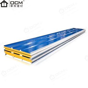 Construcción Materiales <span class=keywords><strong>de</strong></span> construcción Tablero acústico exterior Pared Aislar Techo Precio Paneles sándwich <span class=keywords><strong>de</strong></span> lana <span class=keywords><strong>de</strong></span> roca ignífugos - Product Image 1