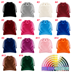IDEA DE REGALO: Bolsa de Terciopelo Personalizada para Joyería, con Logotipo Bordado, Bolsa de Terciopelo de Lujo para Joyería, Regalo Promocional, Bolsa de Almacenamiento con Cordón - Product Image 3