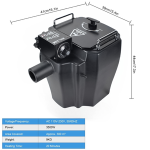 3500W Dry Ice <strong>Low</strong> <strong>Lying</strong> <strong>Fog</strong> <strong>Machine</strong> With Tube Smoke <strong>Machine</strong> for DJ Stage Effect <strong>Machine</strong> for Weddings Party - Product Image 2