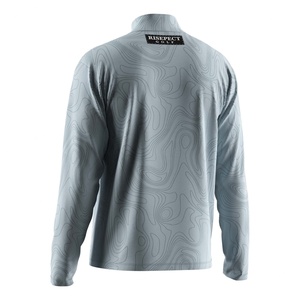 T-shirt OEM/ODM tendance et bio à sublimation pour toutes les saisons – Vente en gros de t-shirts à col roulé de compression à manches longues - Product Image 2