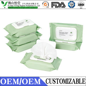 Lingettes humides de marque privée de haute qualité nettoyant pour le visage démaquillant à usage domestique pour les mouchoirs en lingettes nettoyantes - Product Image 2