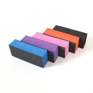 Lot de <span class=keywords><strong>polissoir</strong></span> pour ongles colorés, 100 pièces, outils professionnels de polissage des ongles à 3 voies, fournitures d'usine - Product Image 1