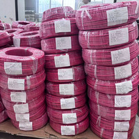 Precio al por mayor de fábrica 6 8 10 12 14 16 18 20 22 24 AWG calibre caucho de silicona suave aislado recubierto Cable de alambre de cobre eléctrico