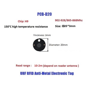 パッシブマイクロUHF <span class=keywords><strong>RFID</strong></span> PCB長距離耐金属ミニタグ防水、工具追跡、資産管理、倉庫在庫用 - Product Image 6