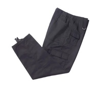 Fournisseur chinois Pantalon noir 65% polyester 35% coton Pantalon de sécurité TC Pantalon cargo multi-poches pour hommes