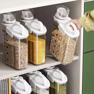Professional Factory Reusable Plastic Food Container Box Leakproof Durable <b>Portable</b> Carton Packaging for Kitchen Freshness - Product Image 1