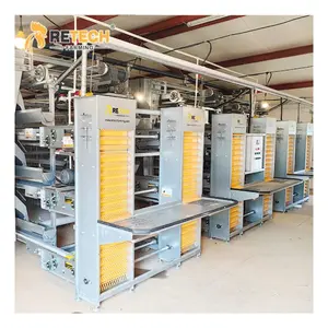 Poultry Breeding Equipment Automation Egg Layer Battery Chicken Cage