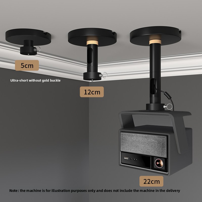Noir : installation rapide avec une hauteur de 22 cm