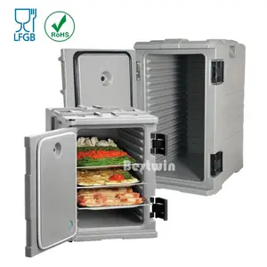 90L 120L商业餐饮冷暖运输容器容纳柜保温箱保温食品盘托架