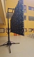 Soporte de Elevación Plegable Portátil de Hierro para Exteriores con Manivela, 6M, para Altavoces Line Array, Capacidad de Carga 250kg